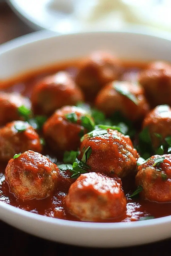 Slow Cooker Turkey Meatballs