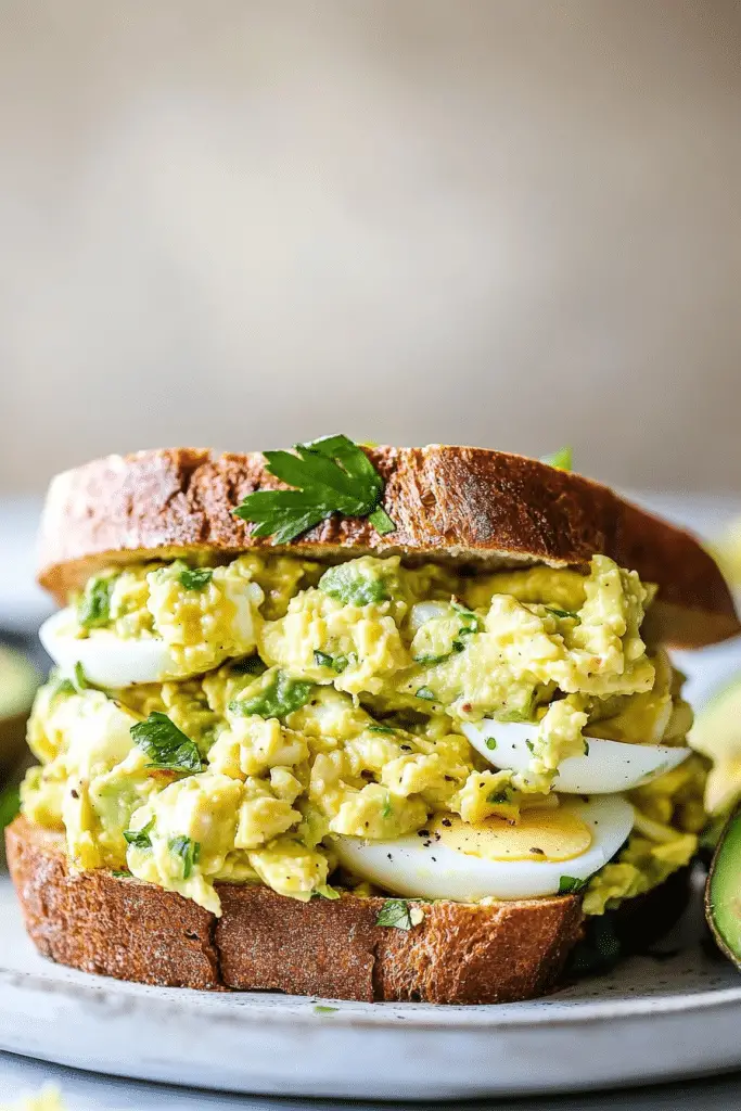 avocado egg salad