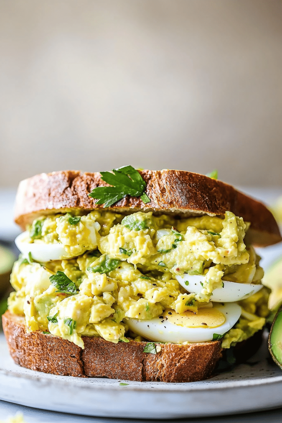 avocado egg salad