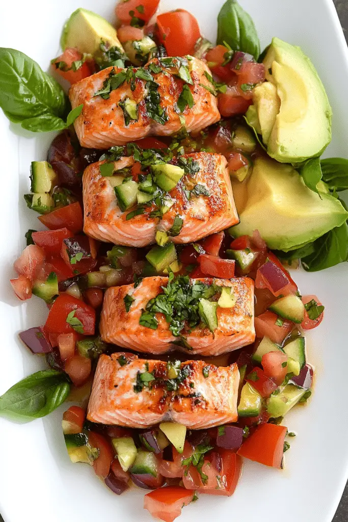 grilled salmon