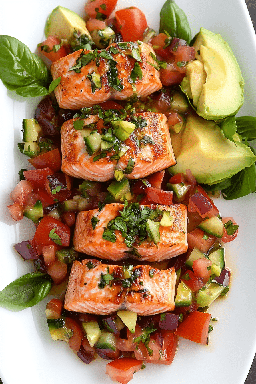 grilled salmon