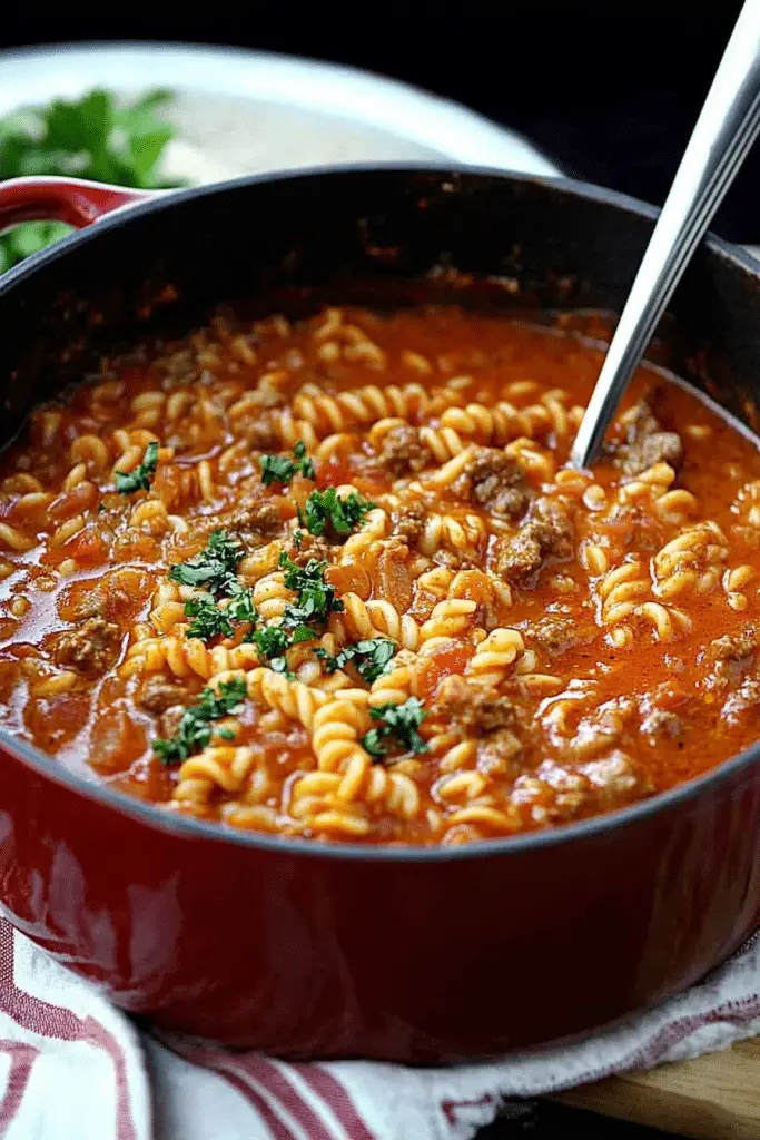 lasagna soup