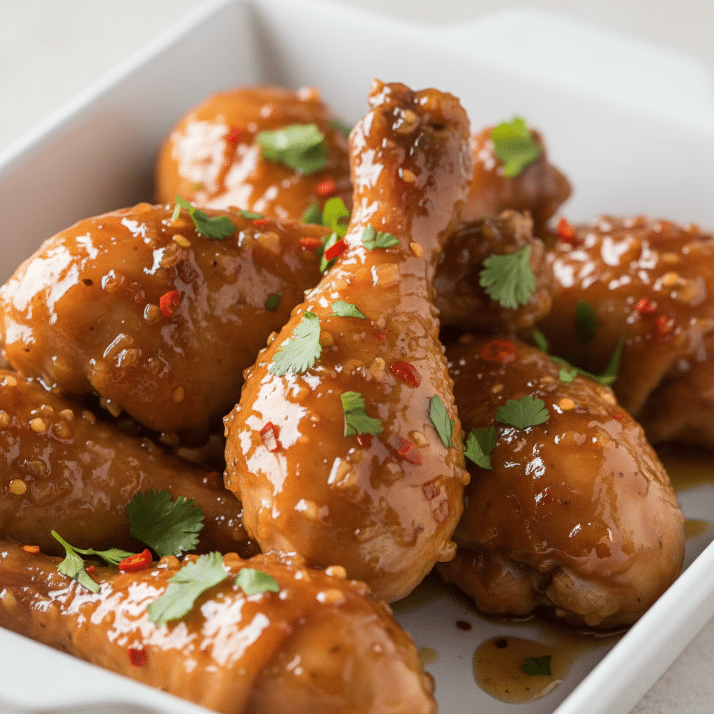 Air Fryer Chicken Drumsticks ingredients organized and measured on kitchen counter
