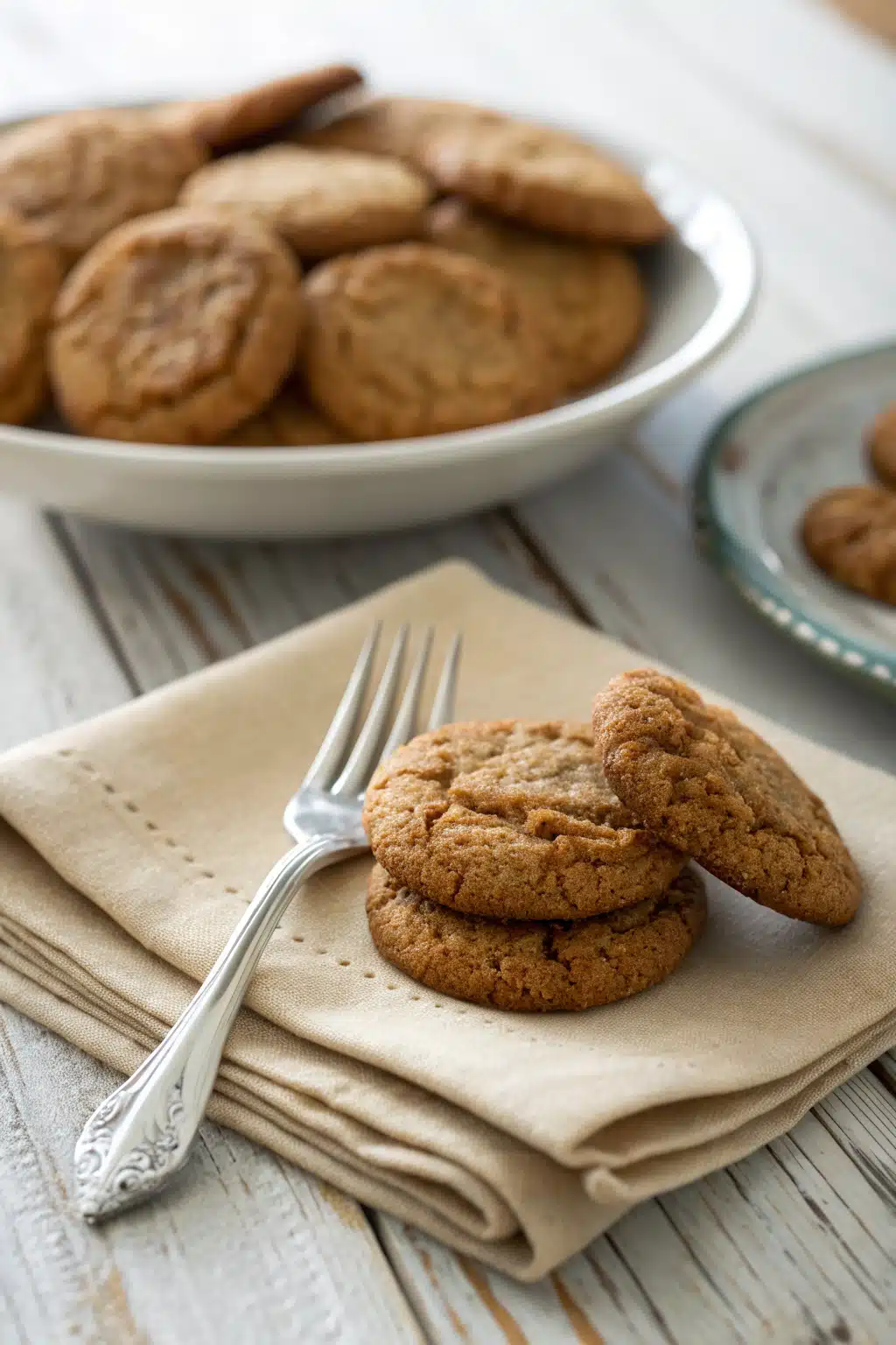 Brown Butter Spice Cookies ingredients organized and measured on kitchen counter