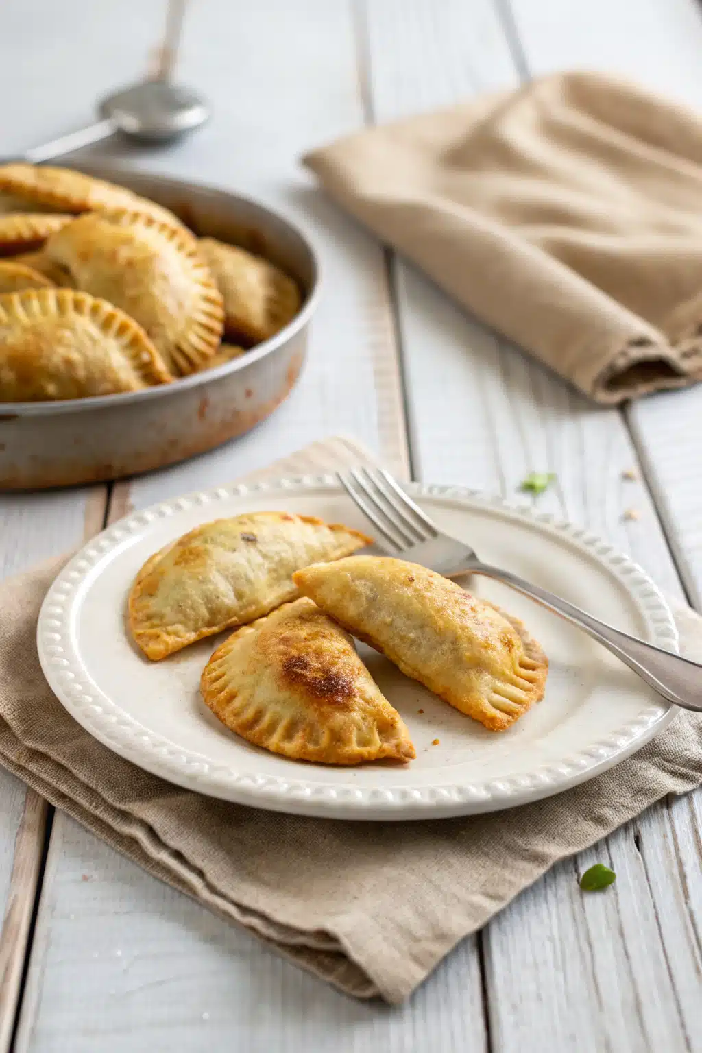 Gluten Free Empanada Dough ingredients organized and measured on kitchen counter