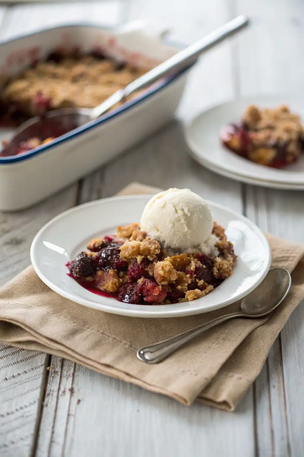 Easy Dump Cake ingredients organized and measured on kitchen counter
