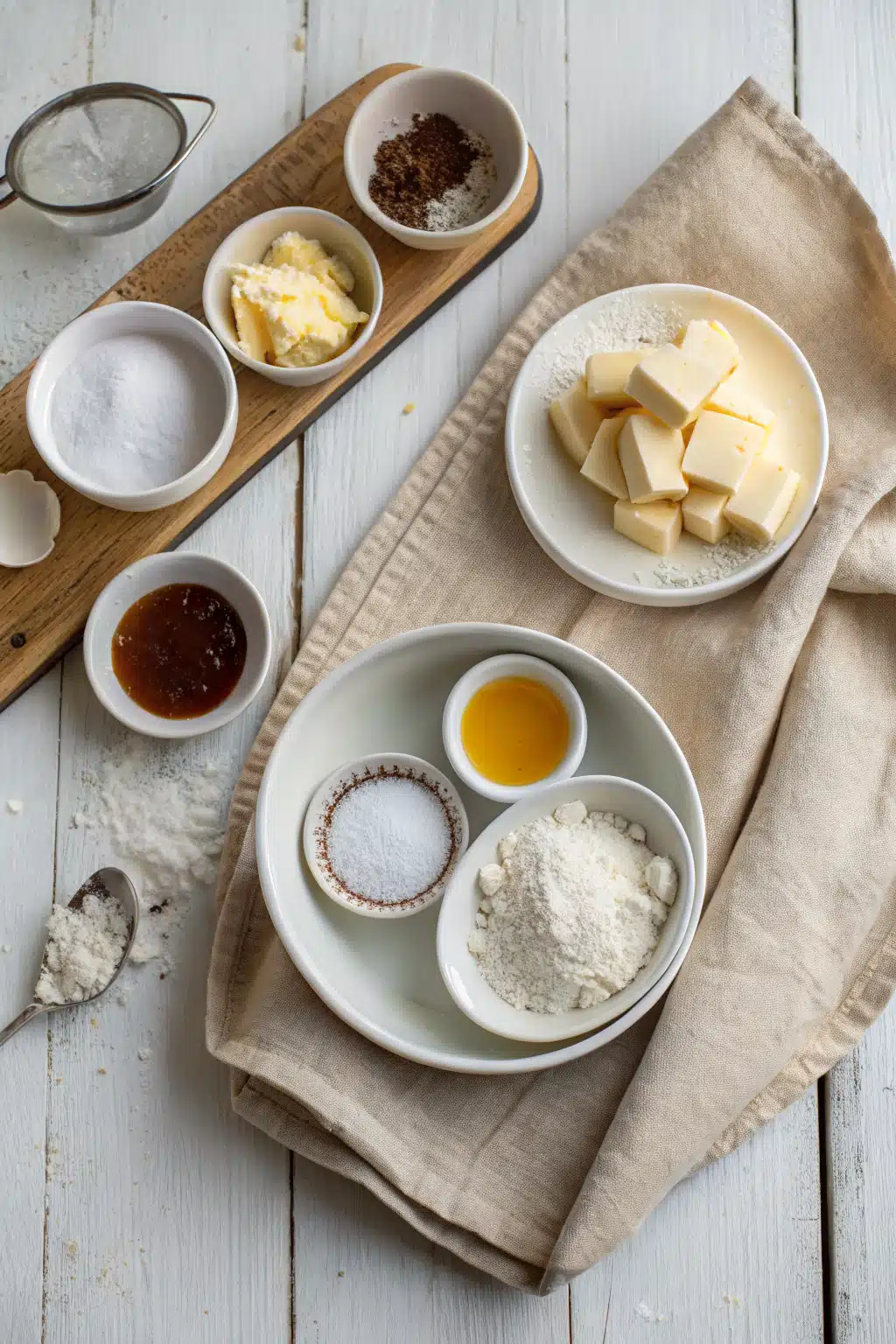 Best Frosting Recipes beautifully presented from an overhead angle
