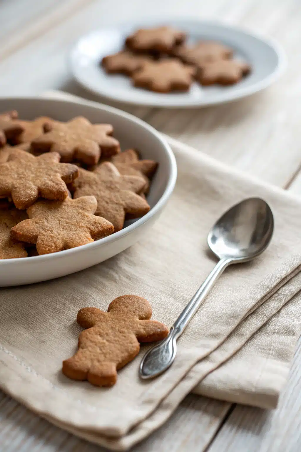 Best Gingerbread Cookies ingredients organized and measured on kitchen counter