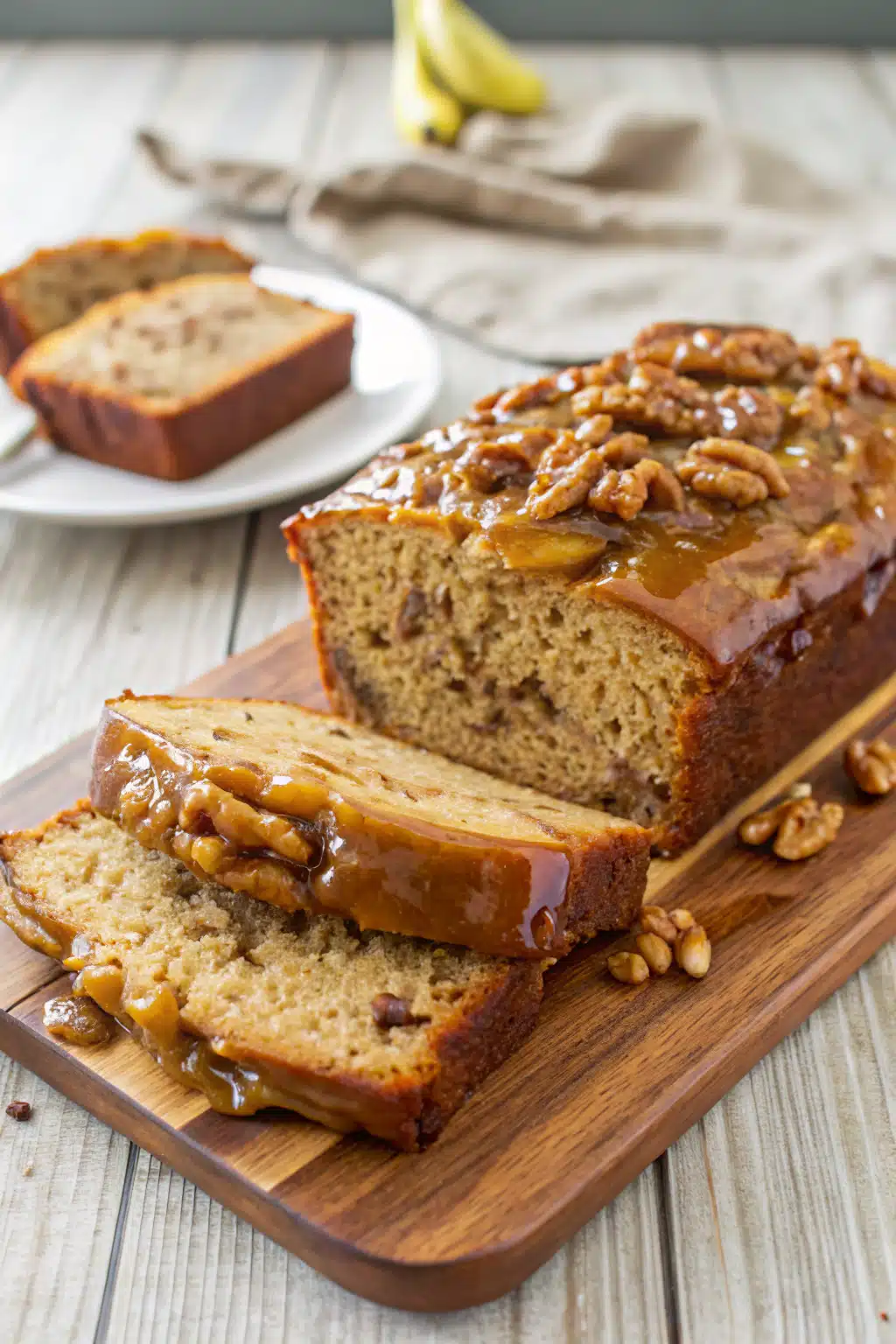 Greek Yogurt Banana Bread ingredients organized and measured on kitchen counter