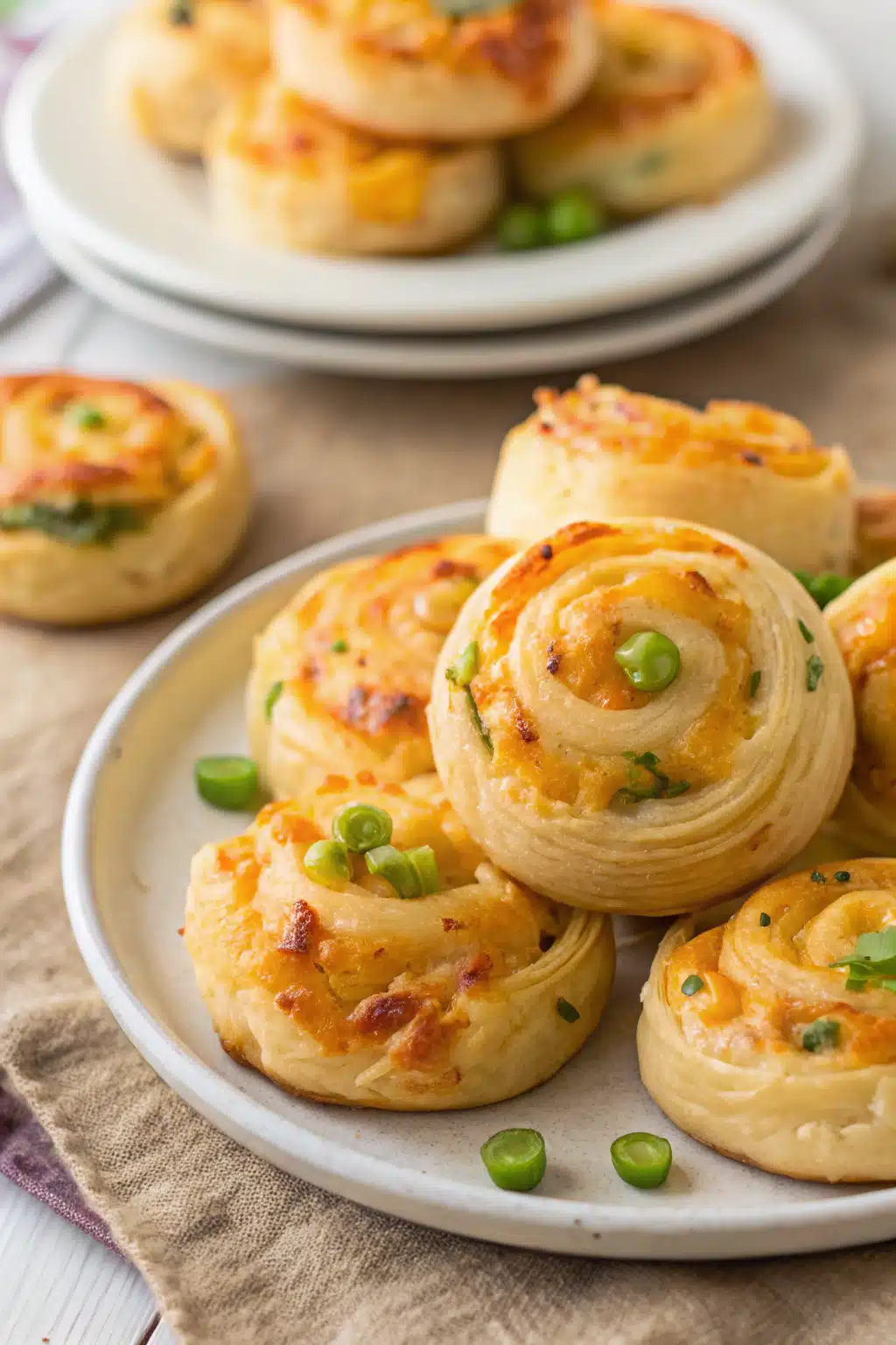Jalapeno Popper Pinwheels ingredients organized and measured on kitchen counter