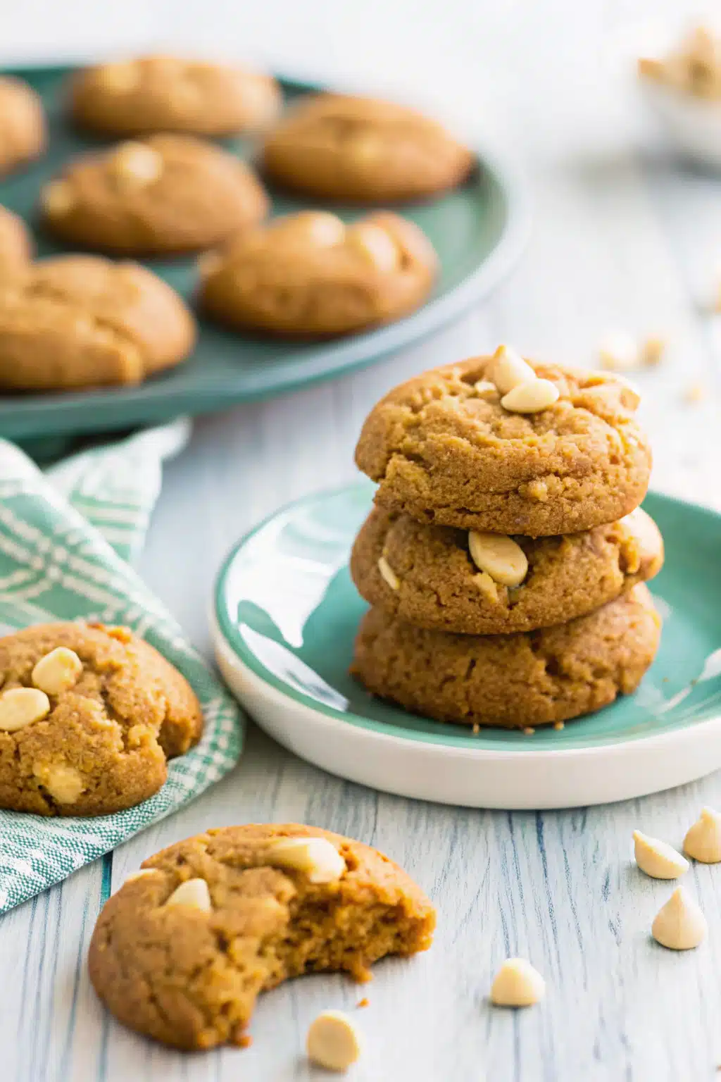 Keto Pumpkin Cookies ingredients organized and measured on kitchen counter