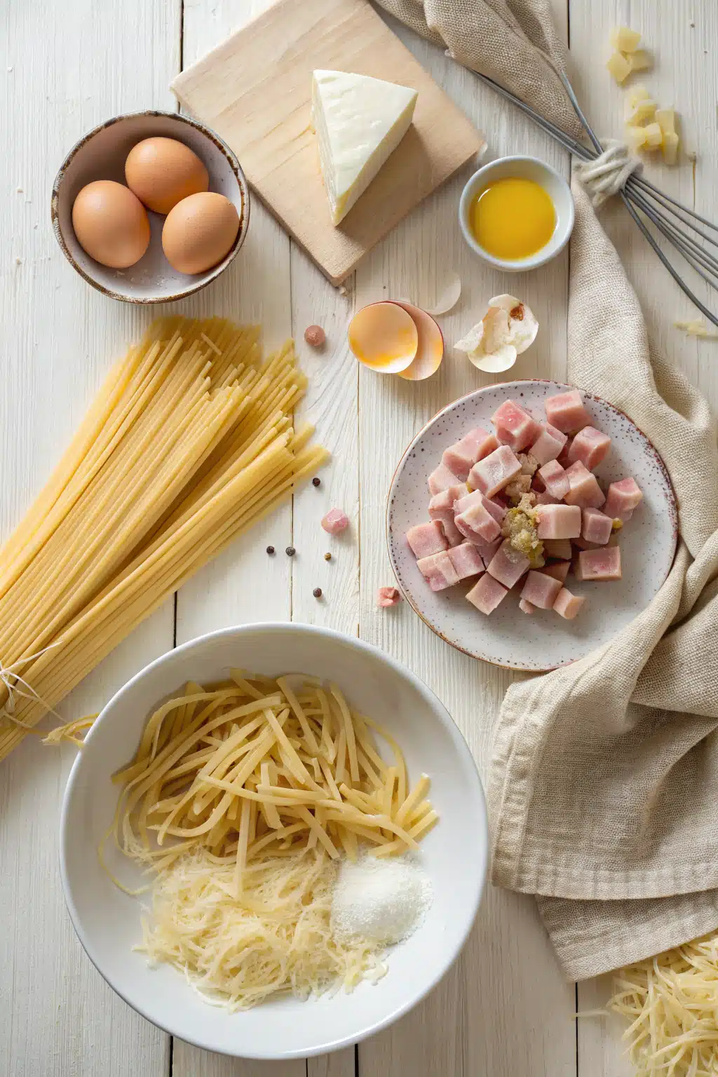 Best Pasta Recipes beautifully presented from an overhead angle