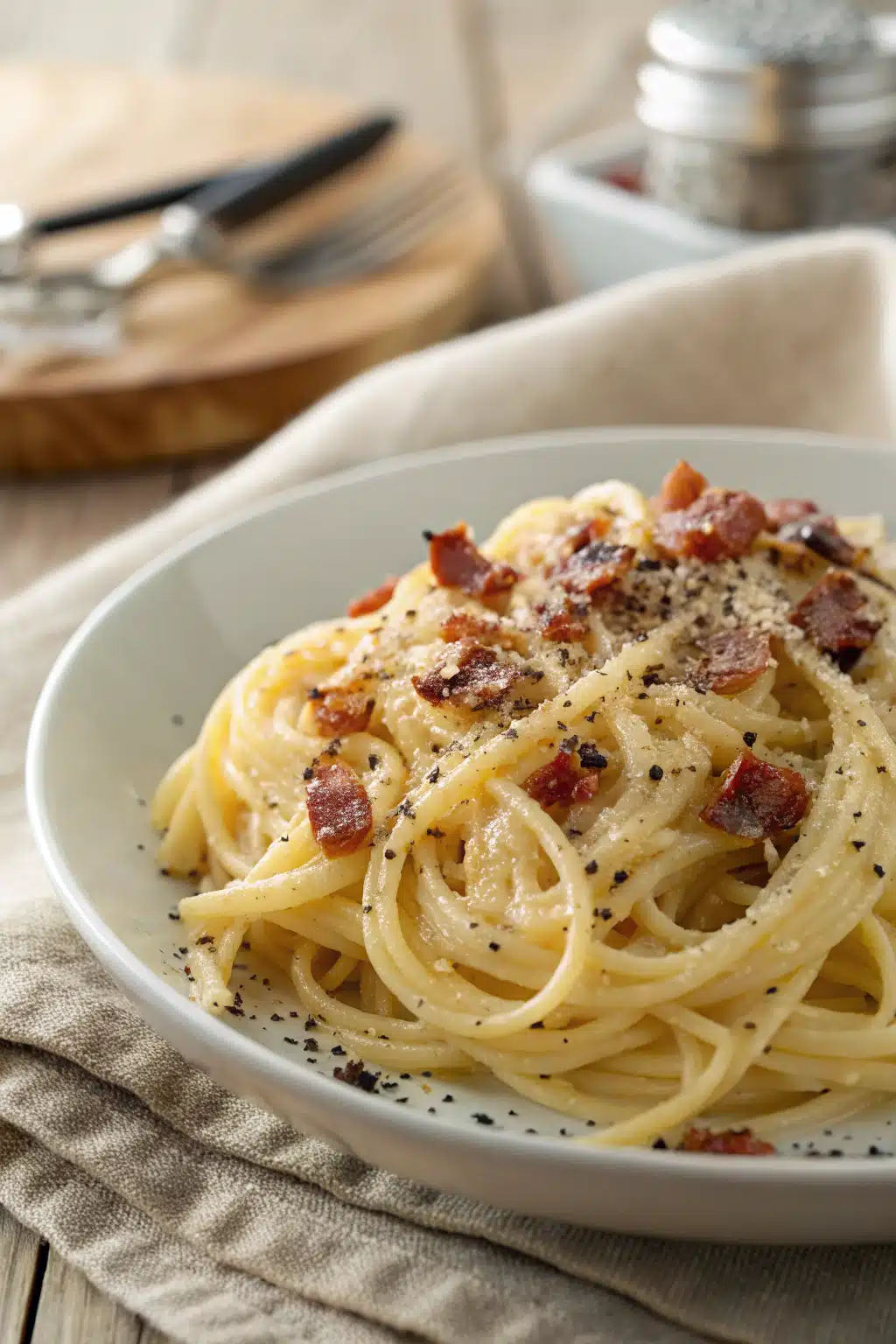 Best Pasta Recipes slice on plate showing perfect texture and swirl pattern