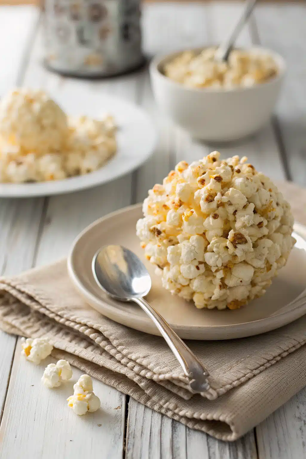 Classic Popcorn Balls ingredients organized and measured on kitchen counter