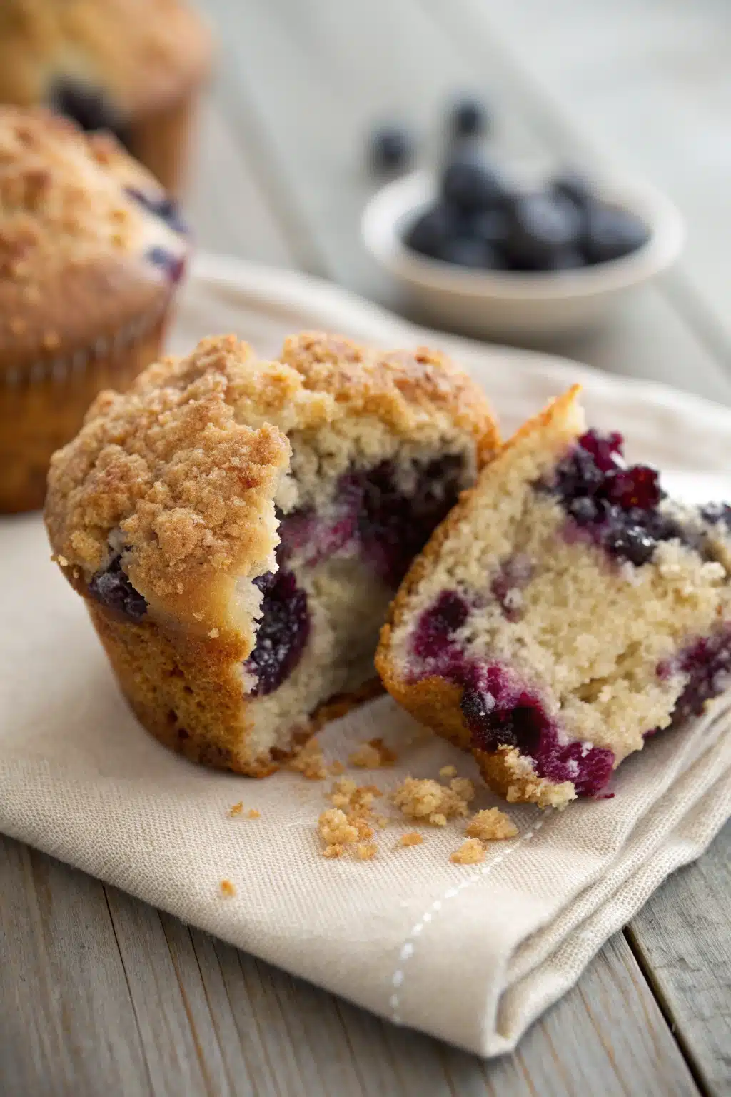 Recipes slice on plate showing perfect texture and swirl pattern