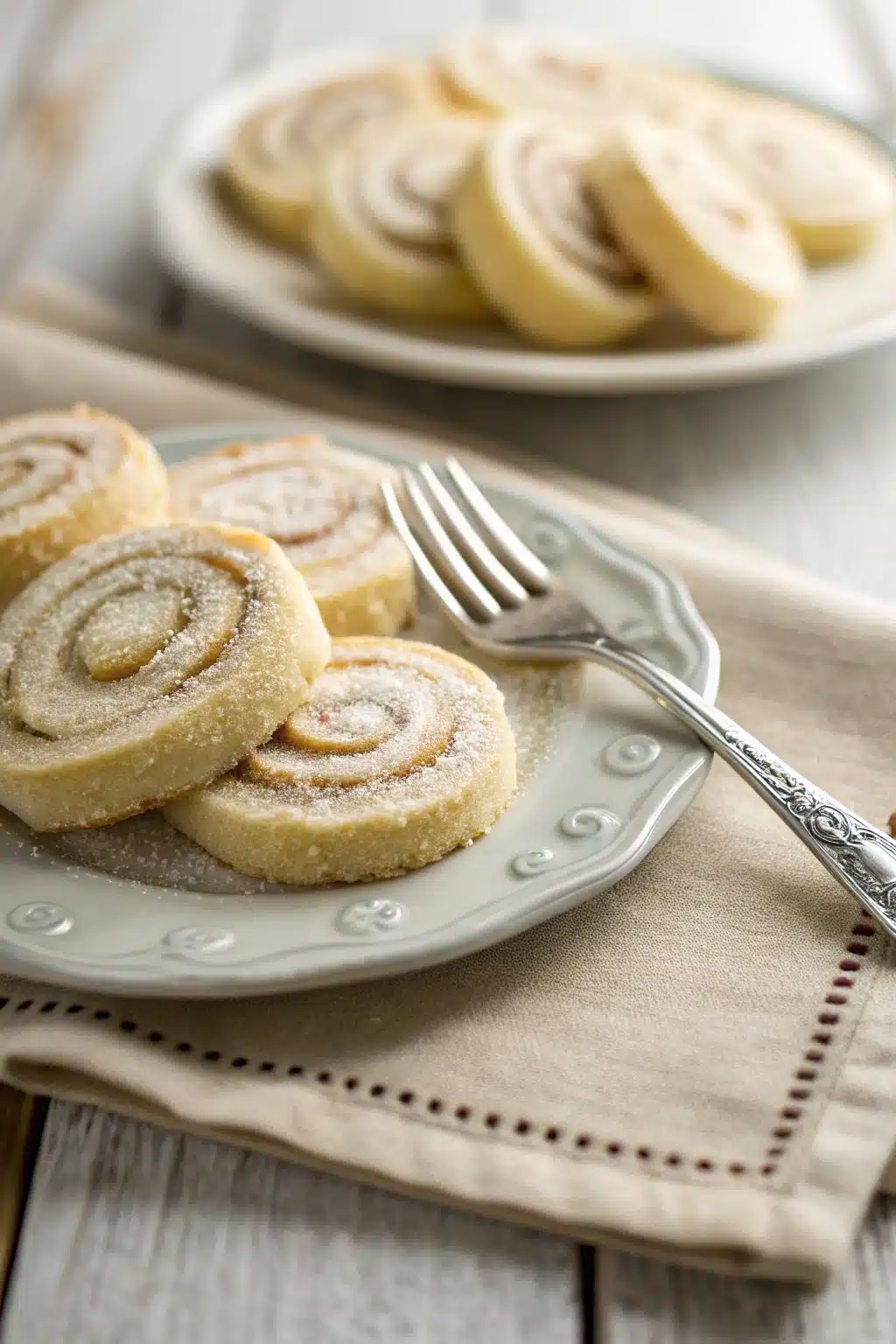 Easy Rolled Sugar Cookies ingredients organized and measured on kitchen counter