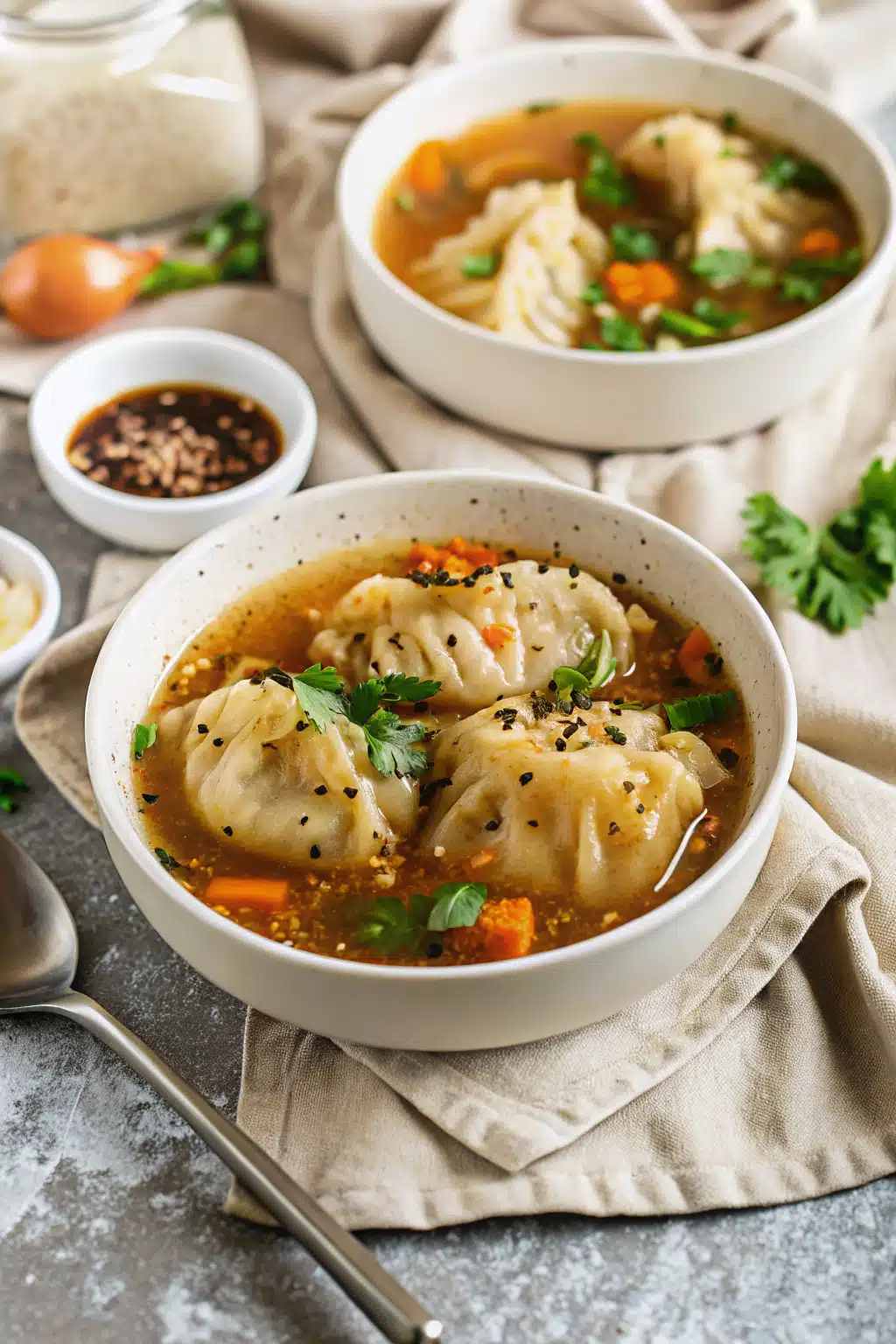 Southern Chicken And Dumplings slice on plate showing perfect texture and swirl pattern