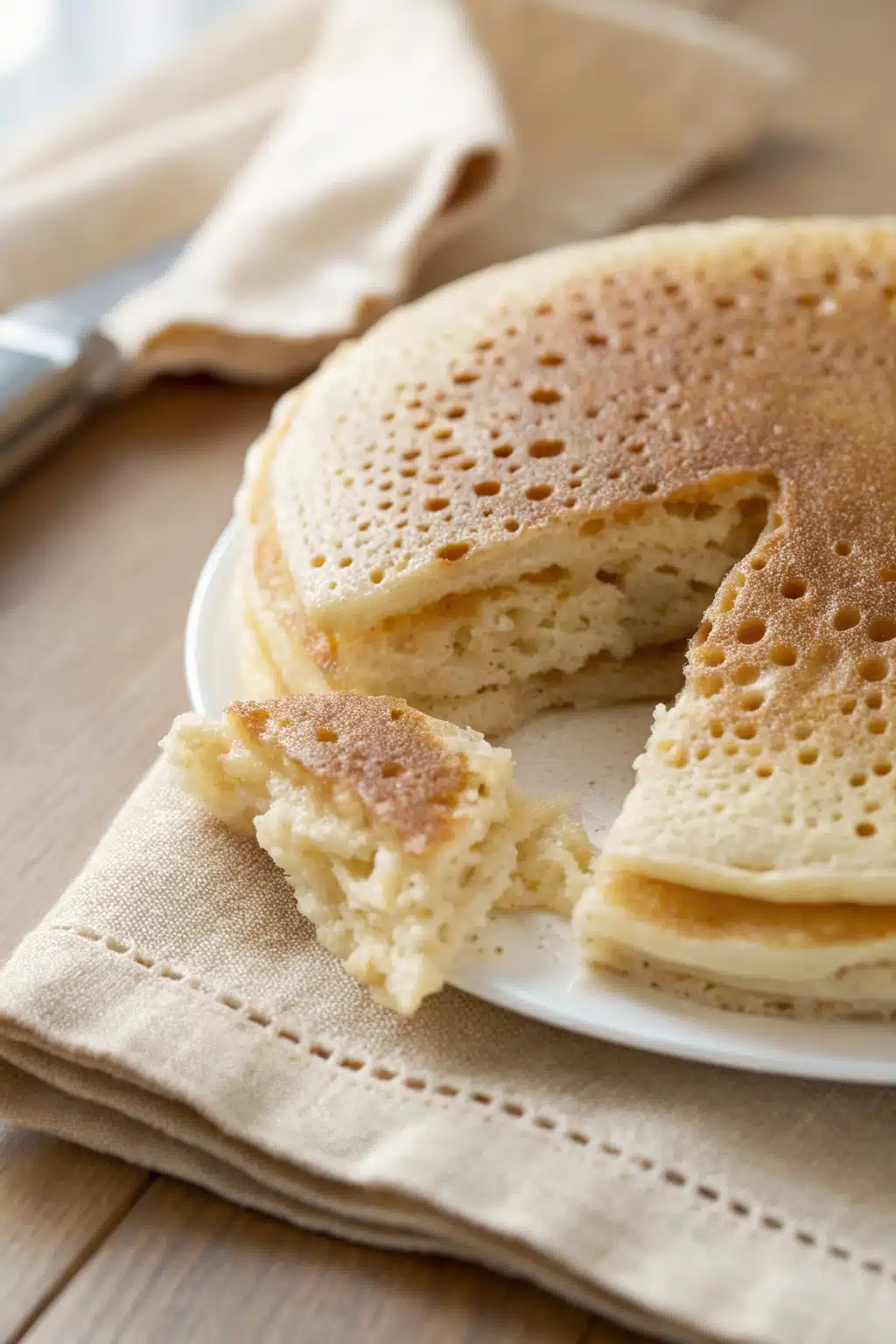 Easy Recipe Ideas slice on plate showing perfect texture and swirl pattern