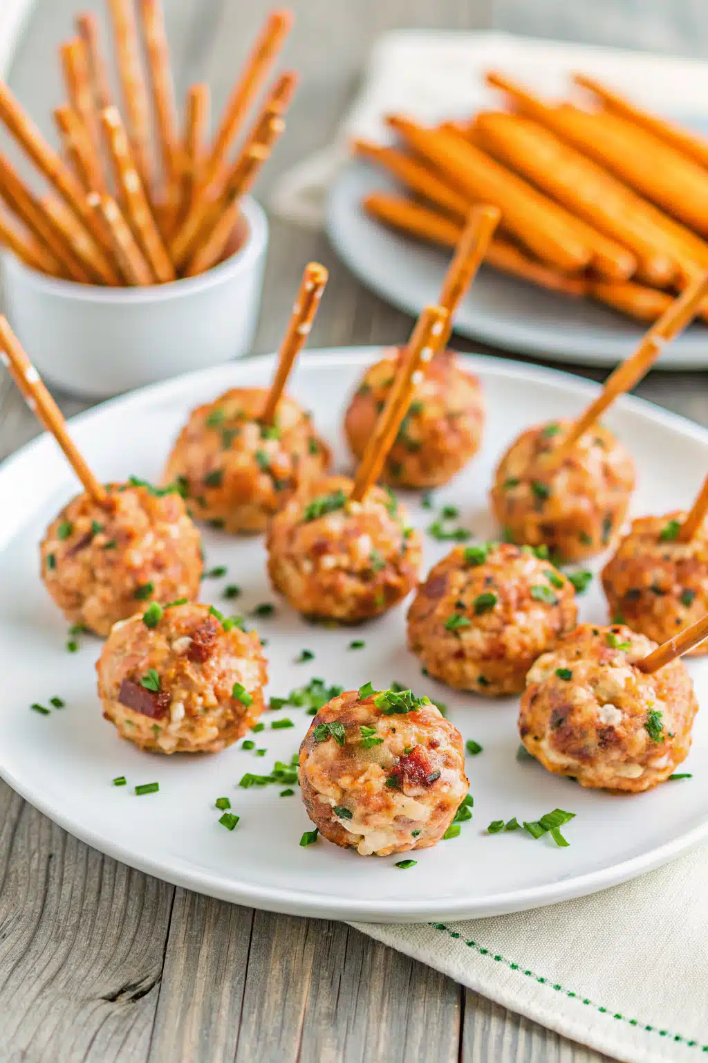 Game Day Appetizers ingredients organized and measured on kitchen counter
