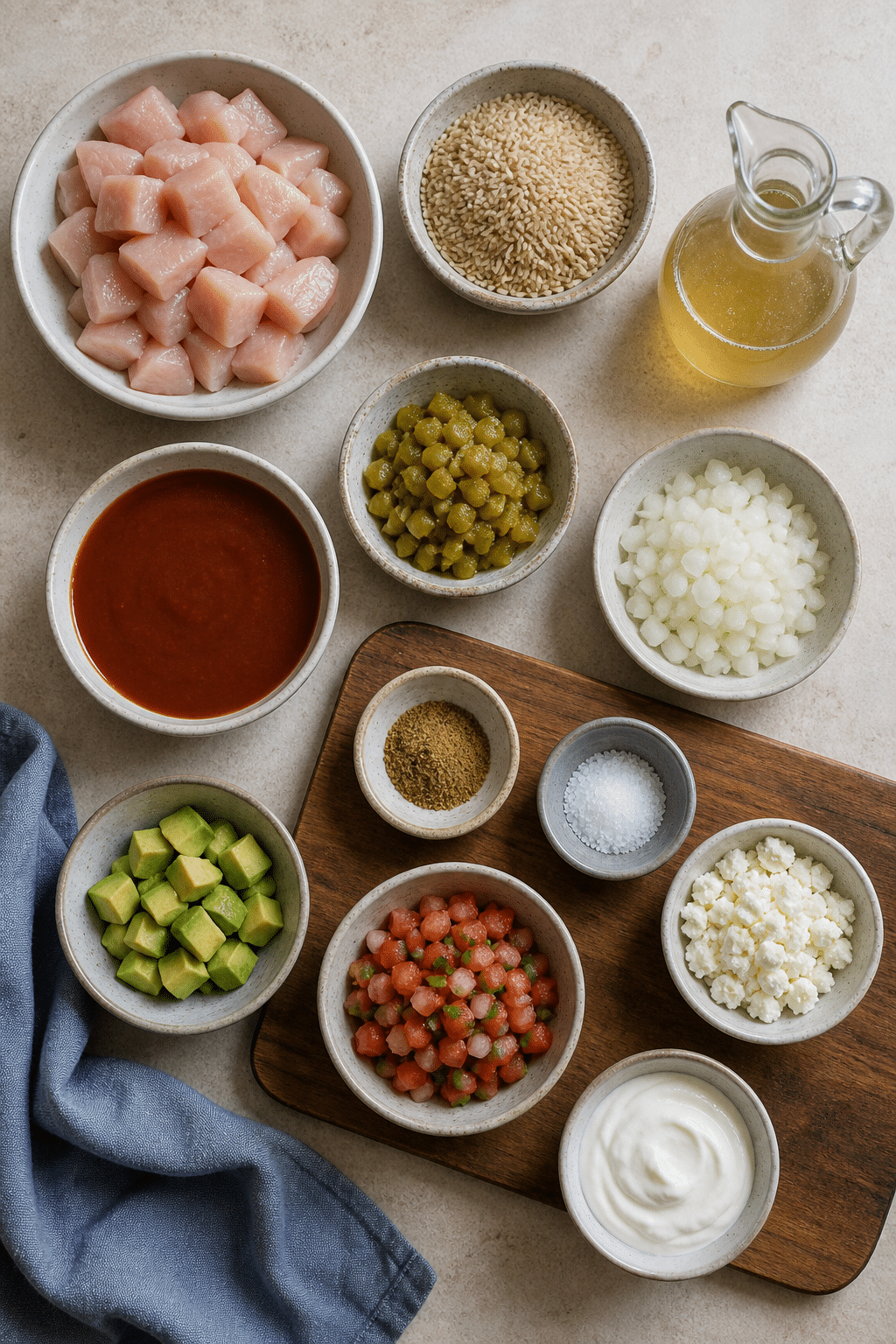 crock pot fiesta chicken rice bowls ingredients