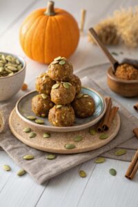 pumpkin spice energy bites featured