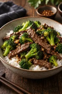 beef broccoli stir-fry finished dish