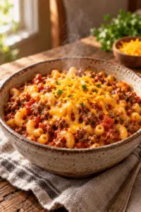 classic goulash in a bowl