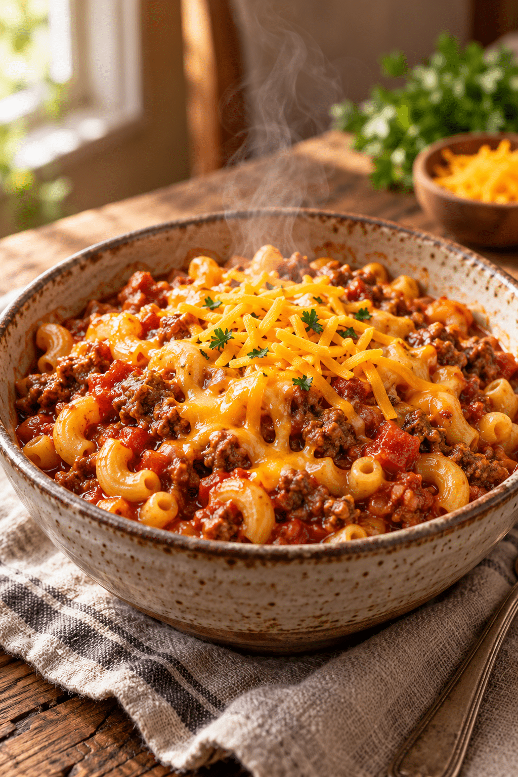 classic goulash in a bowl