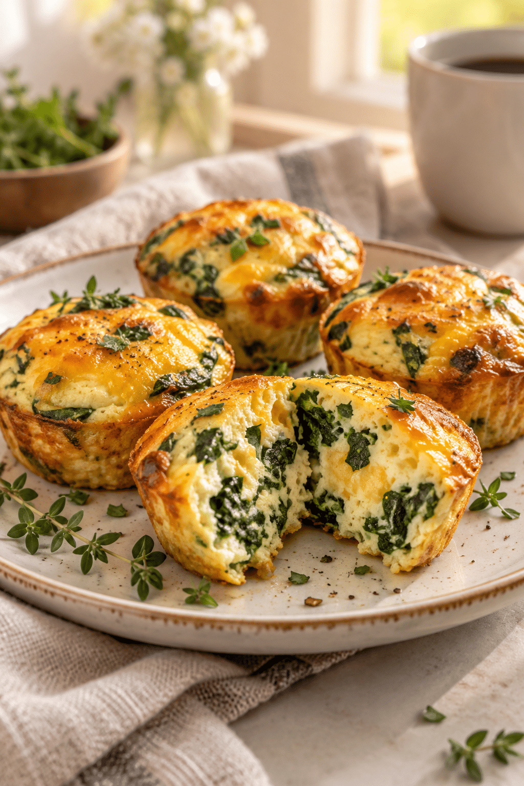 easy breakfast ideas egg muffins ready to serve
