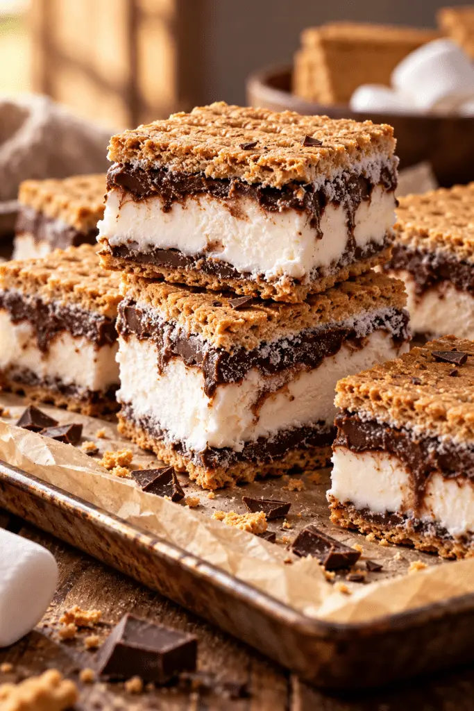 frozen s’mores squares
