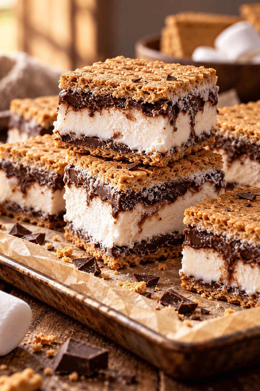 frozen s’mores squares