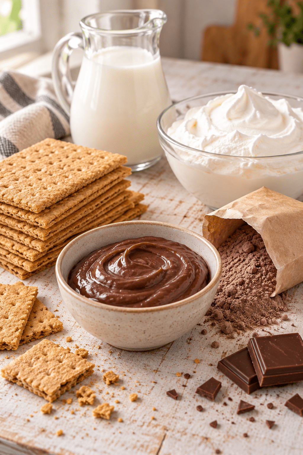 frozen s’mores ingredients image