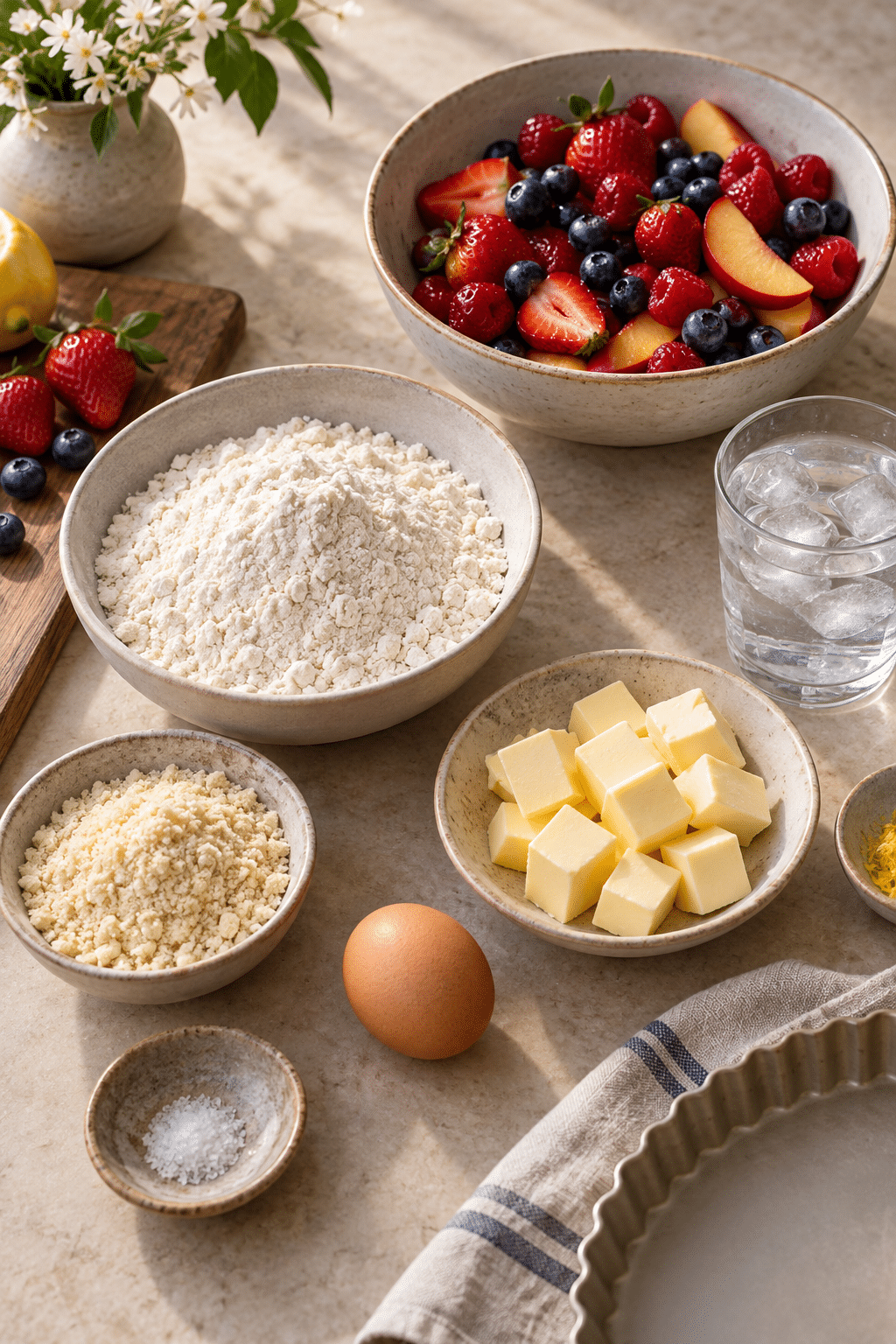 gluten free homemade pie ingredients