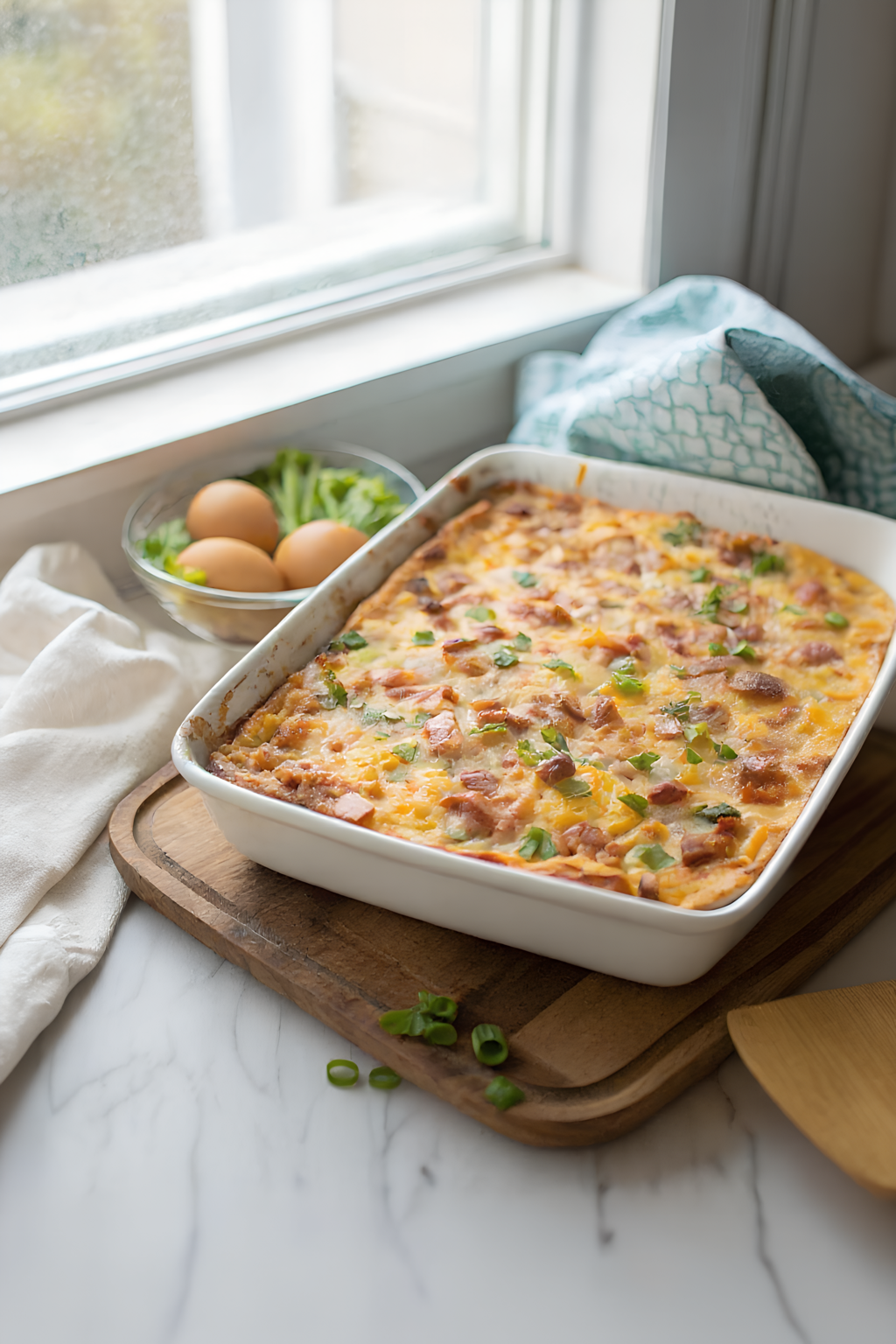Farmer's breakfast casserole finished dish