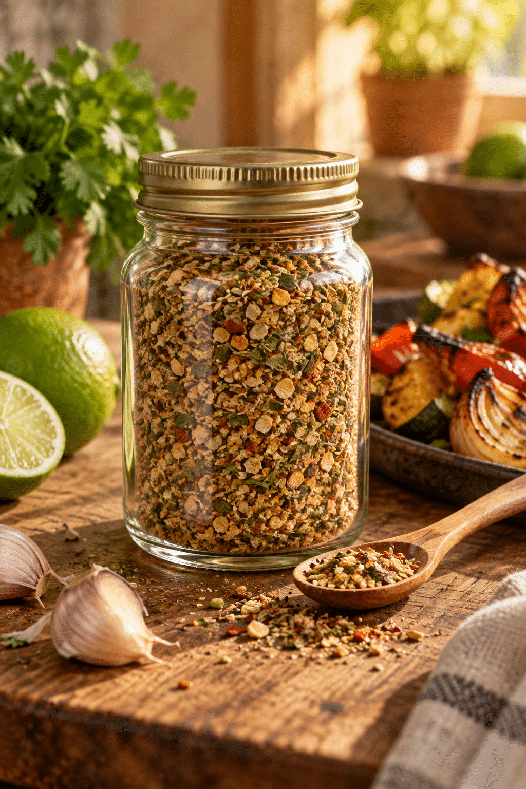 homemade Cuban seasoning ready for cooking