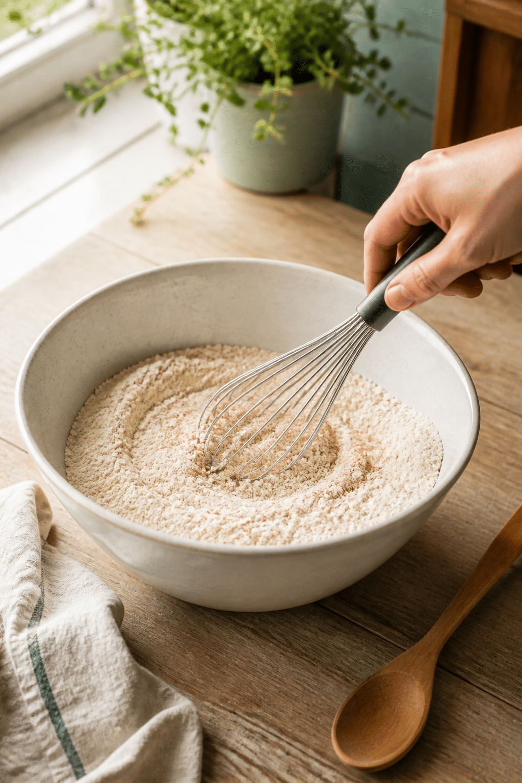 keto banana bread preparation in progress