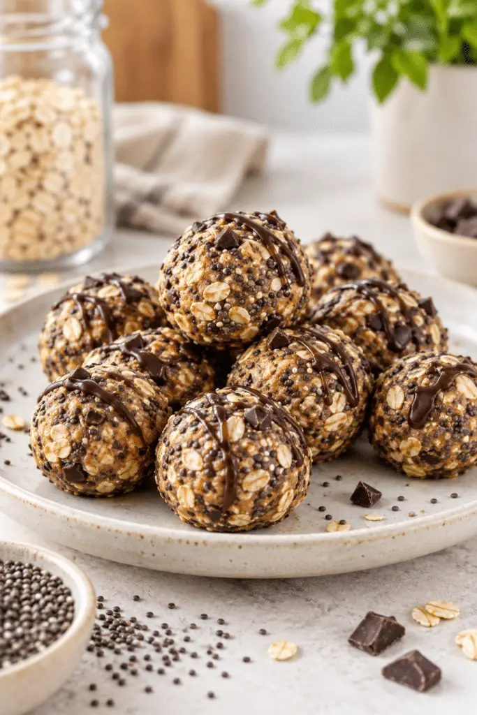 No bake chia energy bites