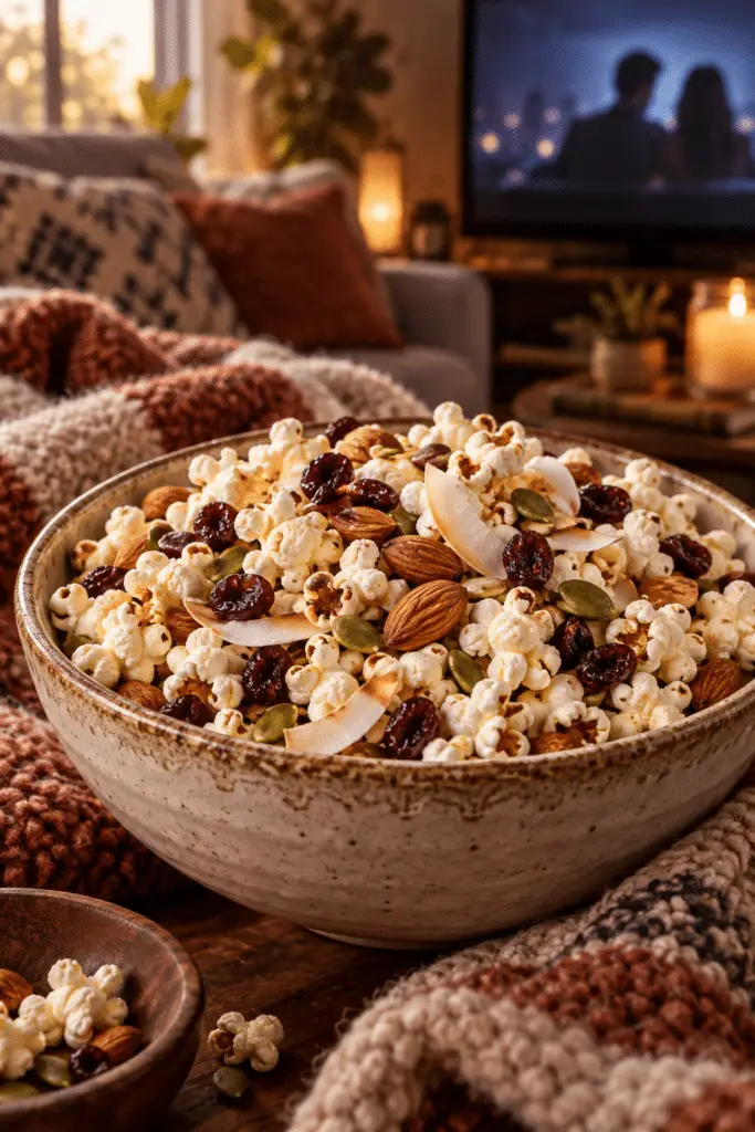 paleo movie night snacks in a serving bowl