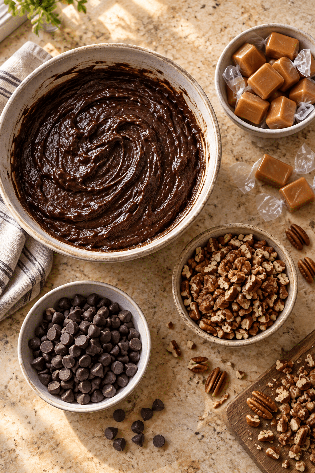 pecan pie brownie bombs ingredients