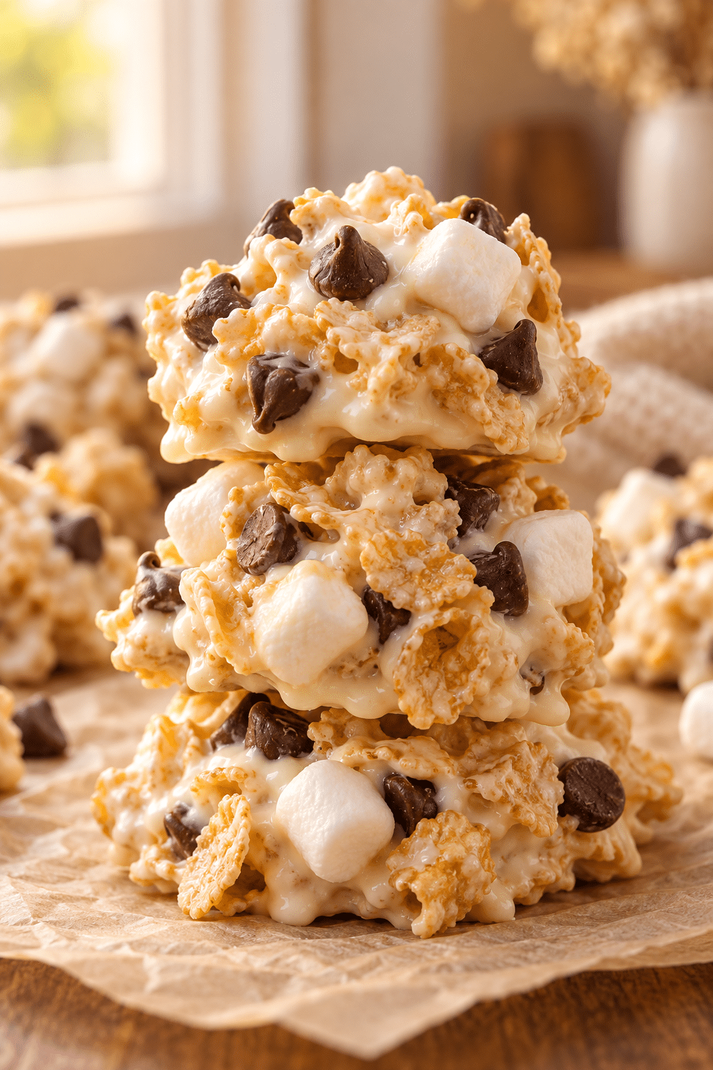Finished avalanche cookies