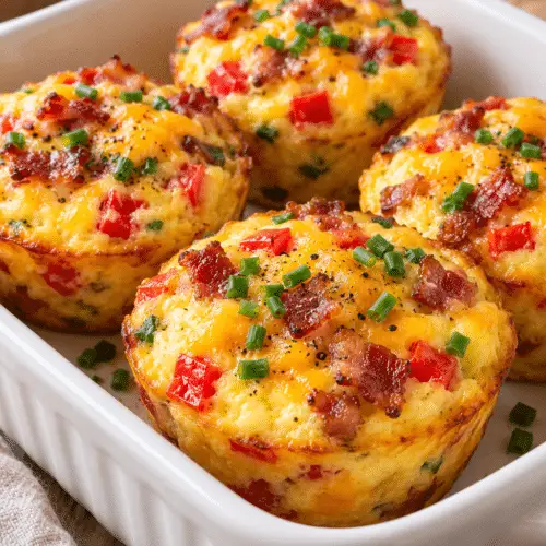 bacon cheddar chive egg muffins