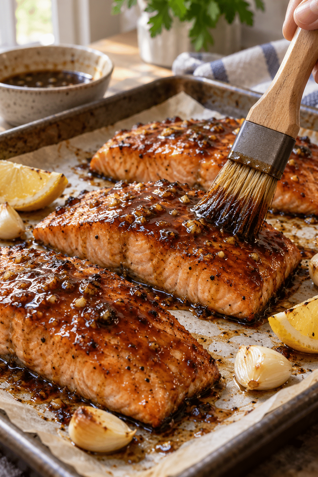 brown sugar soy sauce salmon preparation