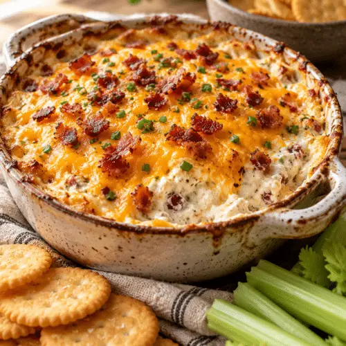 crack dip finished dish