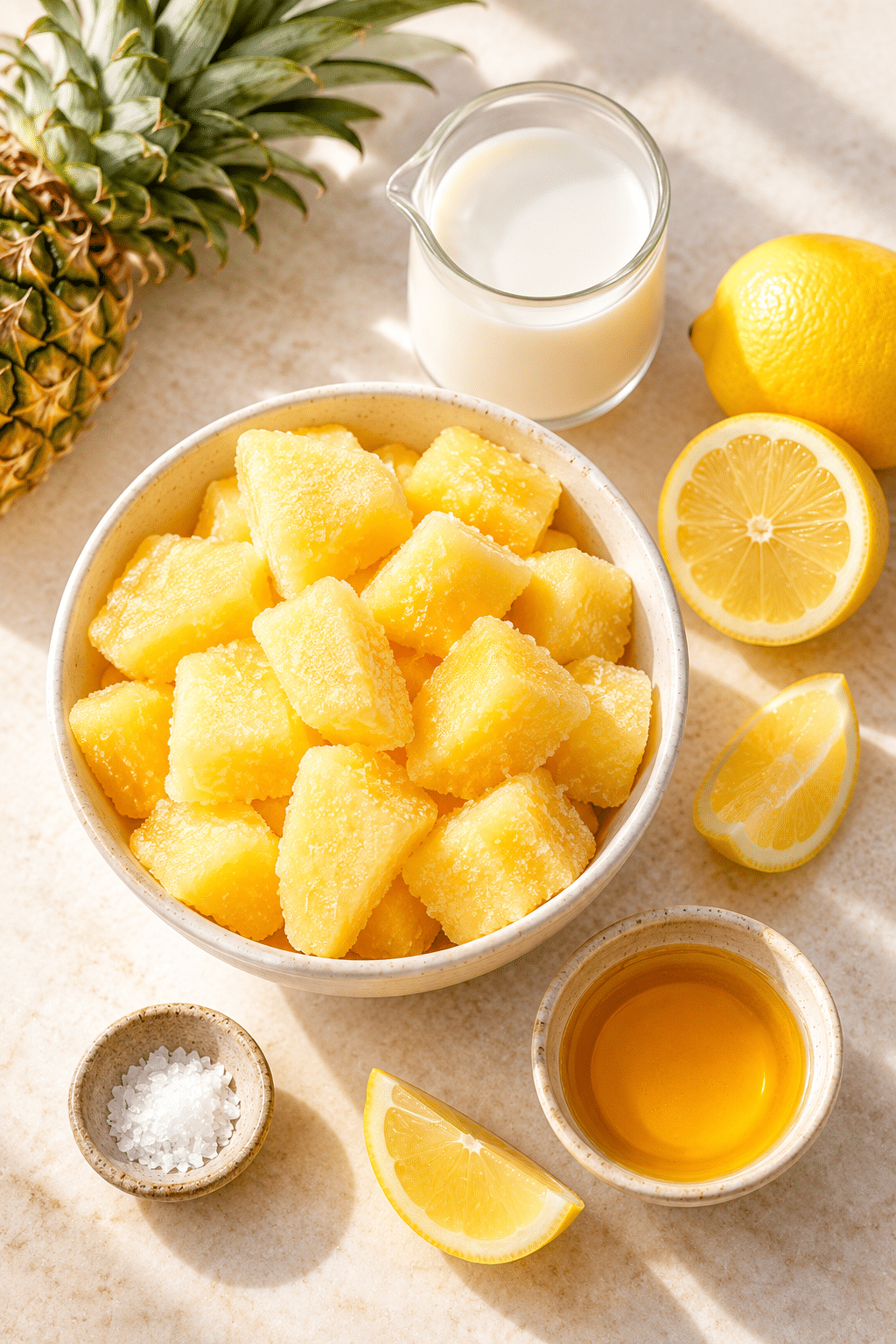Ingredients for Dole Whip recipe