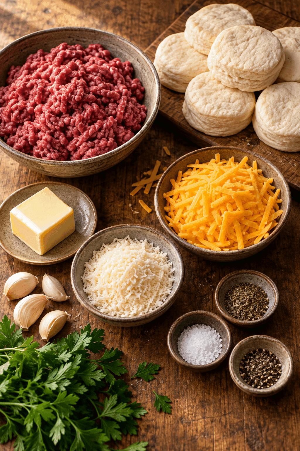 Ingredients for easy baked beans