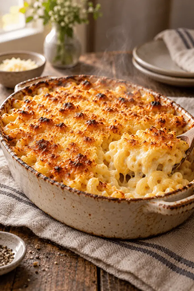 easy kid friendly macaroni and cheese finished dish