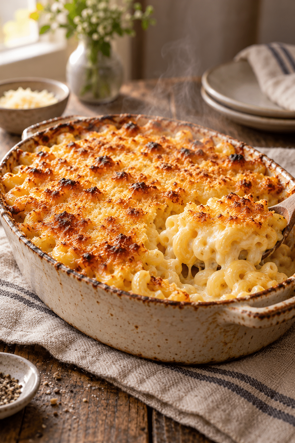 easy kid friendly macaroni and cheese finished dish
