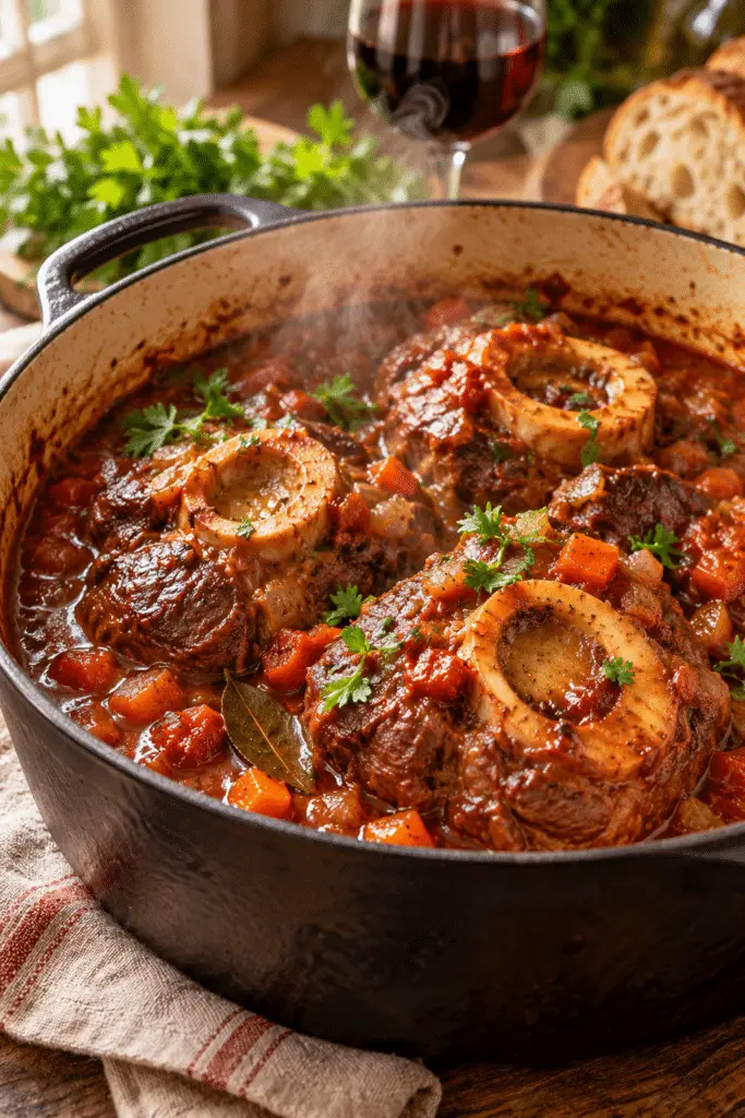 easy osso buco with beef shanks