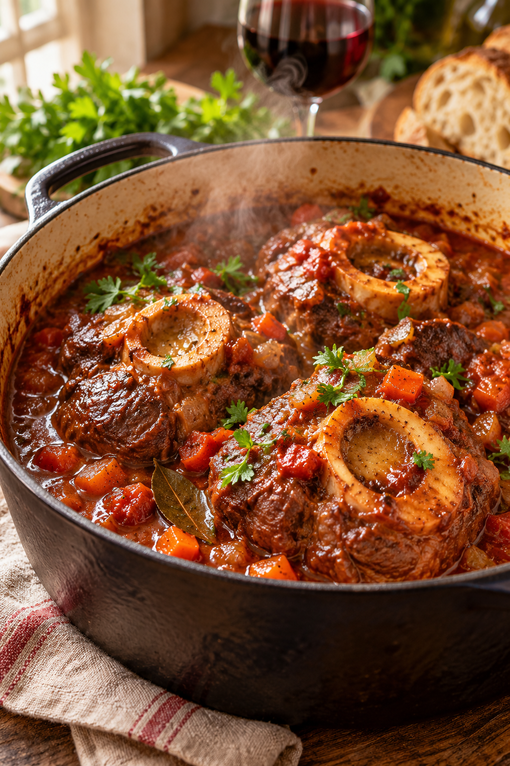 easy osso buco with beef shanks