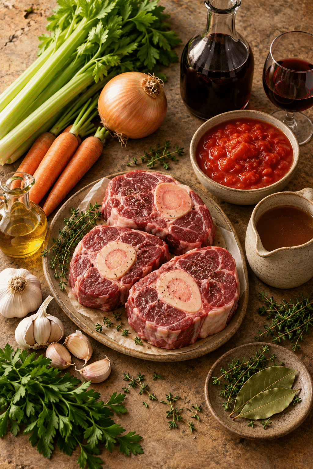 ingredients for osso buco